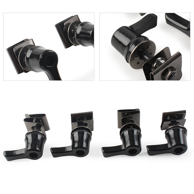 Santoro Fabworx Chacho Bolt Kit Fits 17 23 M8 Softail Touring Models W Black Stainless Bolts