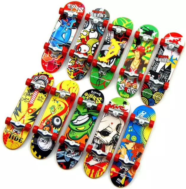 ® Finger Mini Skateboard 6 Pezzi, Skate per Dita Giocattolo Da Deck Truck Finger