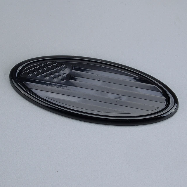Black USA US American Flag Oval Emblem Badge Decal Sticker Fit For Ford Focus