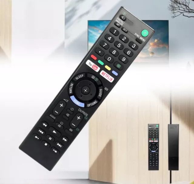 For Sony Tv Rmt-Tx300E Replacement Remote Control Bravia 3D Hd Netflix Youtube 3