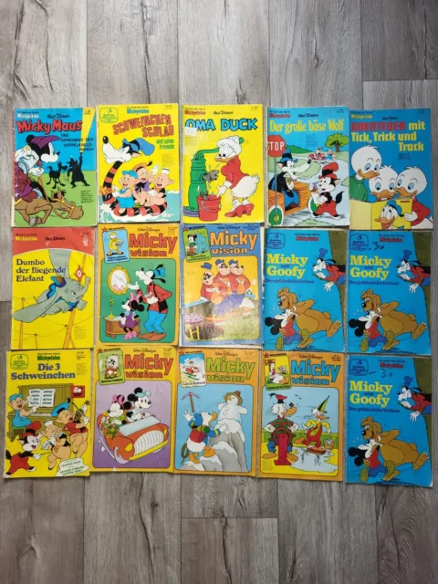 15 Mickyvision/ Micky Vision Micky Maus/ Mickey Mouse Comic Hefte