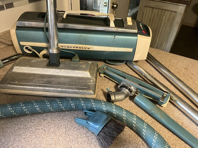 Working!!! Vintage Electrolux Canister Vacuum Model 1205 W/ Attachments! Working!!! Vintage Electrolux Canister Vacuum Model 1205 W/ Attachments!