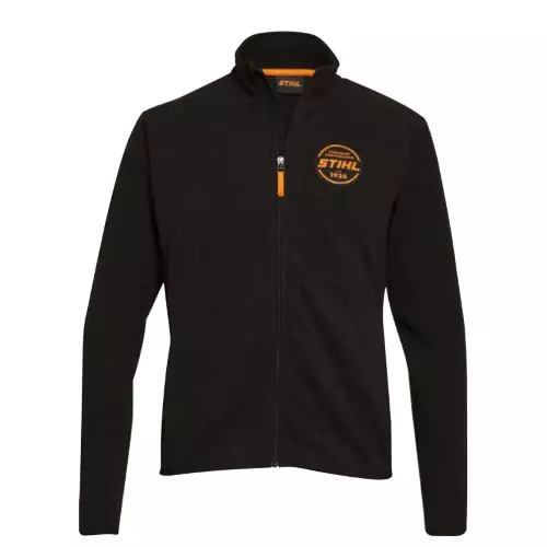 Giacca felpa in pile nero "CIRCLE-LOGO" STIHL ORIGINALE