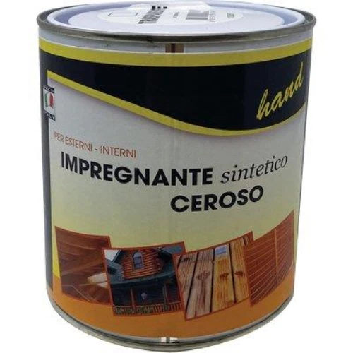 Impregnante ceroso a solvente hand trasparente lt 2,5 (2 pezzi) Hand