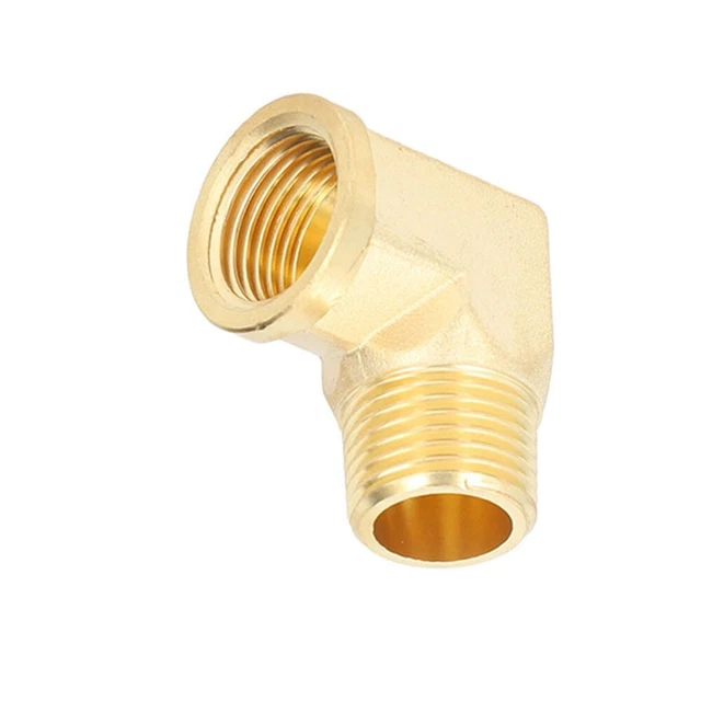Lot De 4 Adaptateurs Coudés 90° Pour Tuyau Air Comprimé 19mm - Métal Et Cuivre, Double Joint Torique - 7
