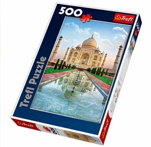 Trefl Jigsaw 500 Piece, Taj Mahal India, World Wonders Puzzle, Size 34x48cm(28)