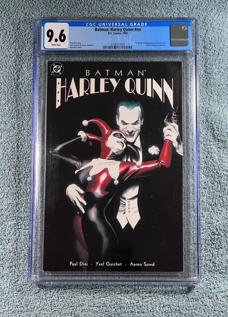 BATMAN HARLEY QUINN #nn CGC 9.6 WP 1st Print Alex Ross Painted Cover RARE HTF