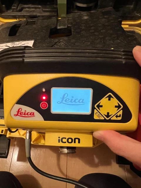 LEICA ICON ICG60 GNSS RTK GPS Base Rover senza batteria in custodia ...