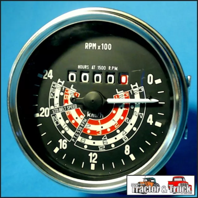 THD5921 Tachometer Tacho Gauge Massey Ferguson MF 35, 135 Tractor w 4Cyl Engine