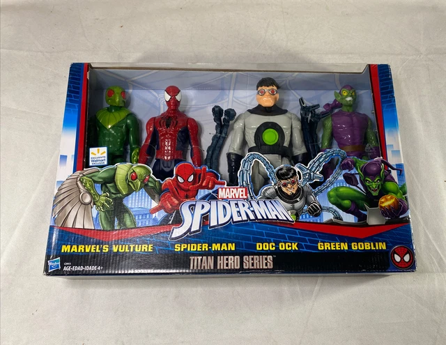 Hasbro Spider-Man Titan Hero – Action Figure Da 30 Cm Iron Man E Hulk Venomizzati, Multi Pack Esclusivo