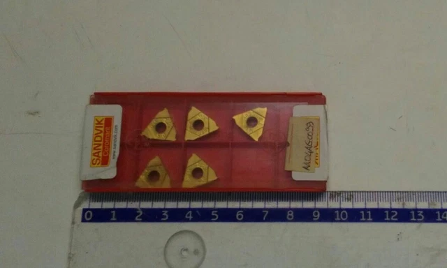 10 Plaquettes De Filetage Sandvik R166.OL-16TR01F150 - Neuf Sous Emballage