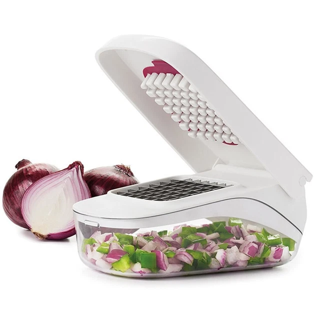 Coltello tritato verdure con contenitore e tappetino antiscivolo Dicer