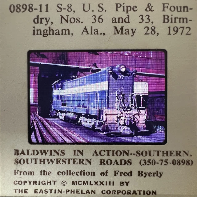0898-11 S-8, U.S. Pipe & Foundry, Nos. 36 and 33, Birmingham, Ala., May 28, 1972