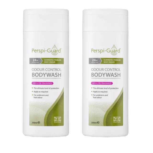 Perspi-Guard® Odour Control Bodywash 200ml - Fresh Neroli Scent TWIN PACK