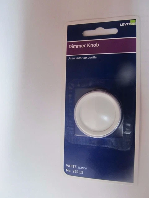 Leviton White Replacement Rotary Dimmer Fan Speed Control Switch Knob 26115 NEW