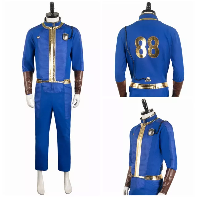 Fallout Vault 88 Cosplay Costume Outfits Halloween Suit vault jumpsuit