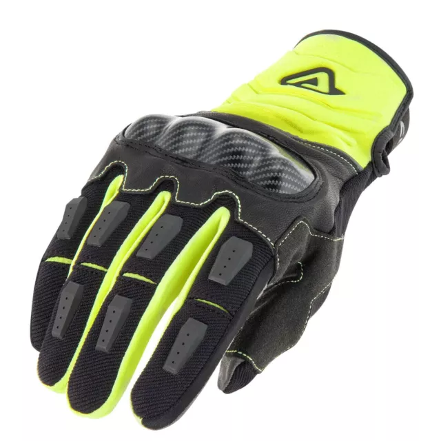 Acerbis Handschuhe Carbon G 3.0 Fluo Gelb/Schwarz, Größe M (8)