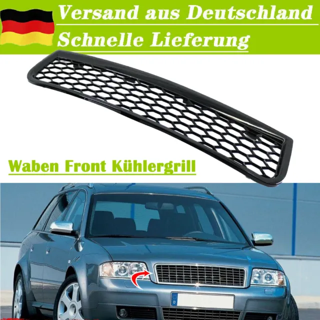 Waben Front Kühlergrill Grill Lüftungsgitter Für Audi A4 B6 8E 2001-2005 Schwarz