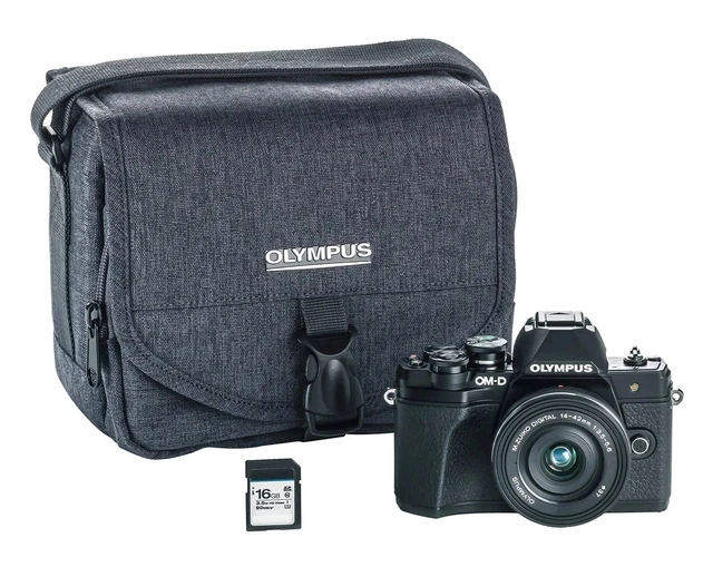 Olympus OM-D E-M10 Mark III Mirrorless Micro Four Thirds Digital Camera - Black
