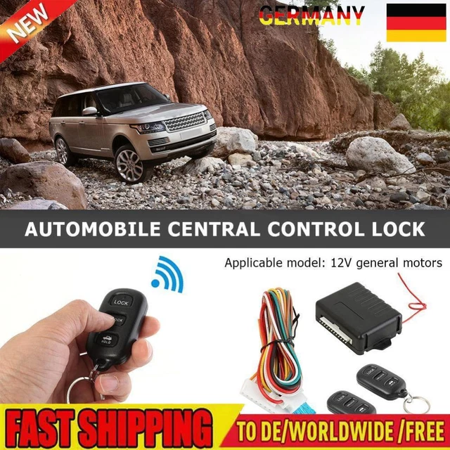 Universal Car Remote Central Door Lock Kit Keyless Entry Alarm System 410/T126