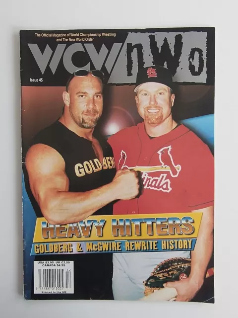 WCW Magazine December 1998 Issue 45 Bill Goldberg Mark McGwire nWo Wrestling WWF