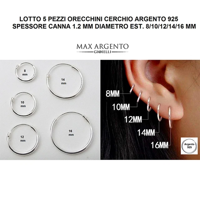 Qualit&agrave; Meteorite 925 Gioielli In Argento Sterling &amp; Gioielli In