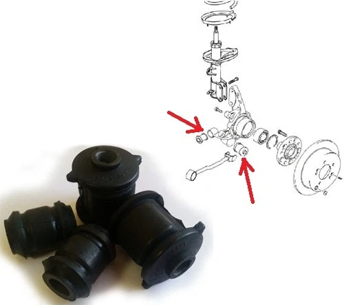 Rear Arm Wheel Hub / Knuckle Bush Rear Arm Wheel Hub / Knuckle Bush