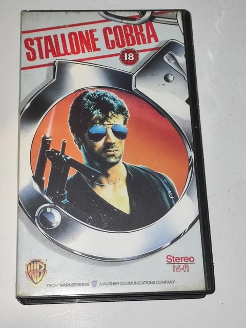 COBRA VHS VIDEO tape Cert 18 Sylvester Stallone £5.99 - PicClick UK
