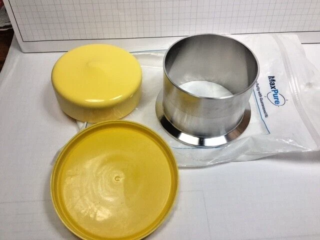 3" Tri Clamp x Orbital Weld 316L SS Ferrule, Maxpure