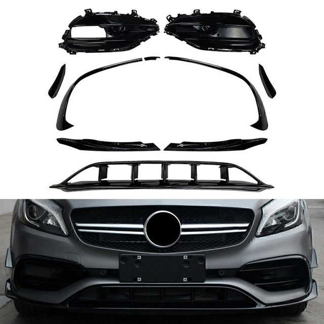 Kit carrozzeria spoiler labbra anteriori per Mercedes Benz Classe A W176 2016-18