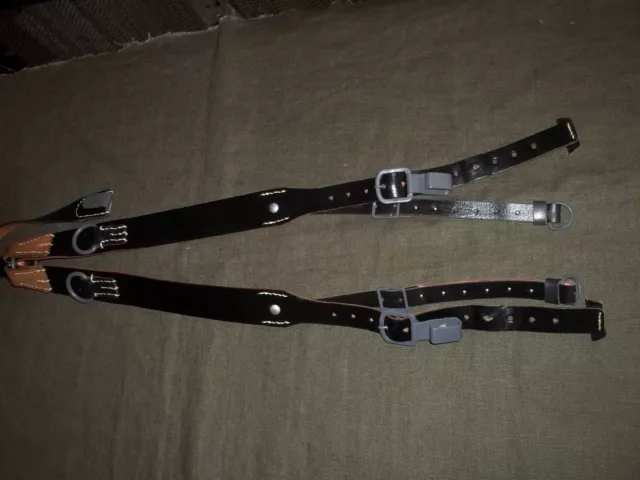 WW2 German Mid to Late War  Leather Y-Straps