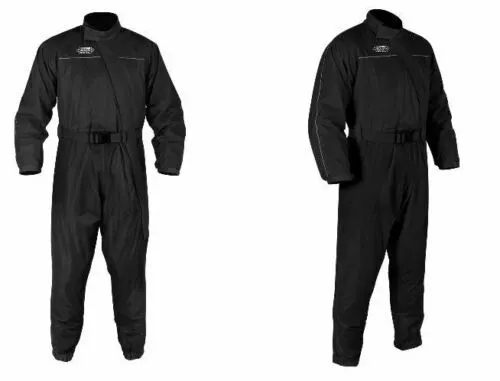 Oxford Motorrad Motorrad Regendichtung elastische Taille über Anzug schwarz Medium