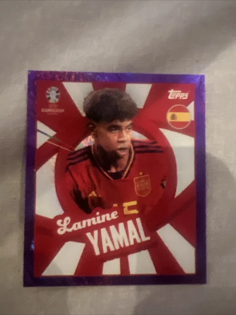 Collection Complète Autocollants Topps EURO 2024 - édition Violette Parallèle - Neuf Non Collés