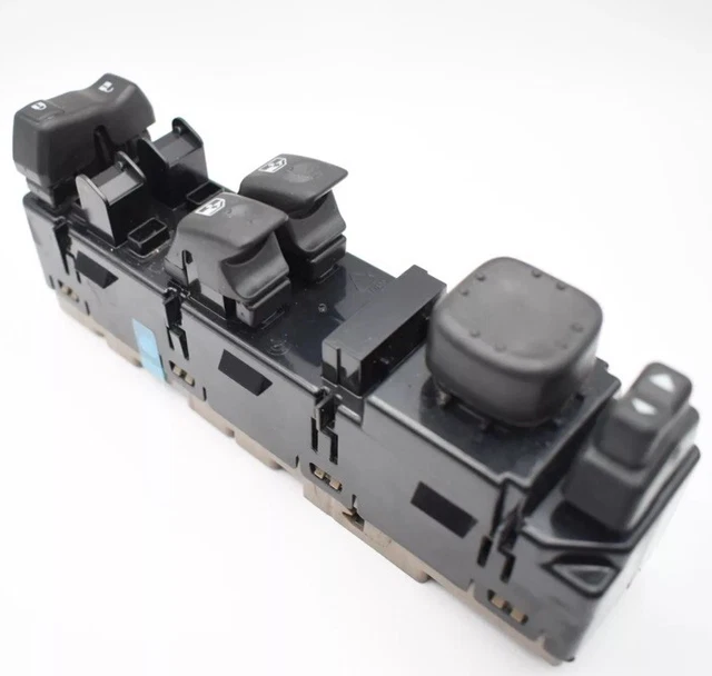 Master Power Window Switch & Gray Bezel Assembly with Folding Mirror Switch