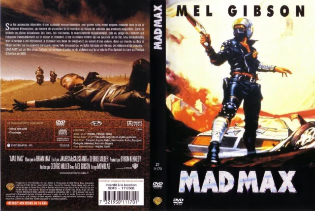 MAD MAX - Mel Gibson George Miller Road Movie Sci Fi - DVD Z2 VF - Comme Neuf