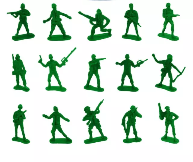 50  toy soldiers green plastic army fun toys for kids