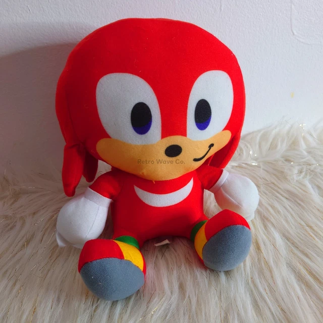 SONIC THE HEDGEHOG KNUCKLES Plush Toy Doll Toy Factory 2019 6” Sega £6.