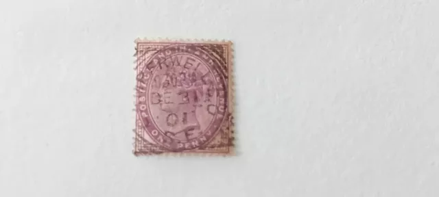 GB QV SG172 1d Lilac - Camberwell CDS Postmark