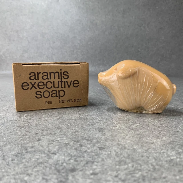 Vintage Aramis Executive Pig Soap in Box -  150g 5.3oz
