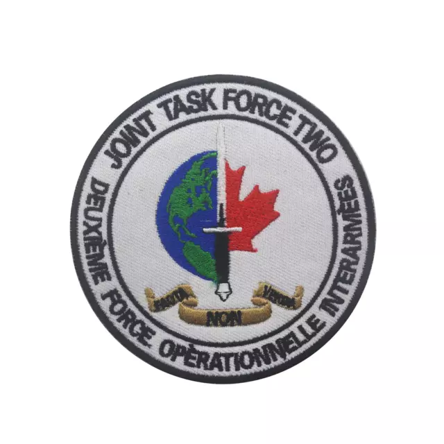 Canada Joint Task Force 2 JTF2 Embroidered Tactical Hook and Loop Morale Patch F