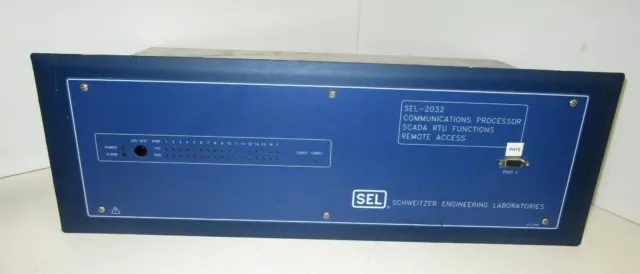 Schweitzer Engineering SEL-2032 Communications Processor Relay 203233X444H0XX