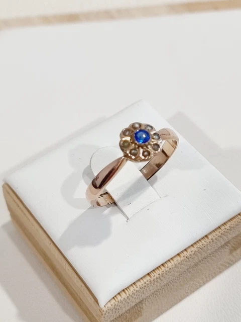 Superbe bague en plaqué or FIX Vintage Chic