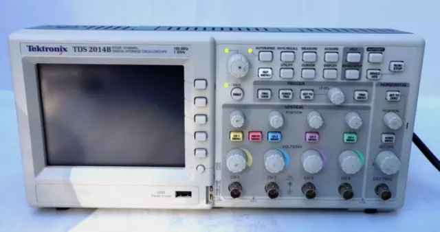 Tektronix TDS2014B 100 MHz Vierkanal-Digitalspeicheroszilloskop verwendet