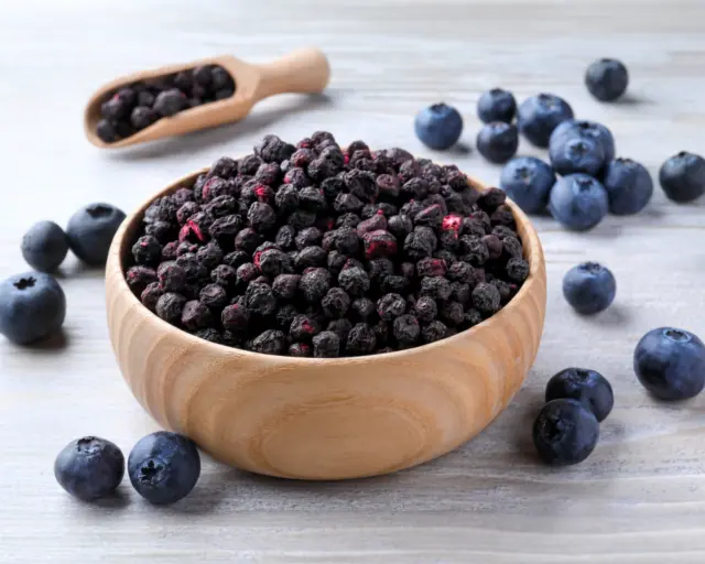 Premium Freeze Dried Blueberry Whole Natural Bilbery AA Grade High50g