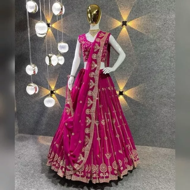 Party Wear Lehenga Choli Indian Pakistani Lehenga New Bollywood Wedding Designer