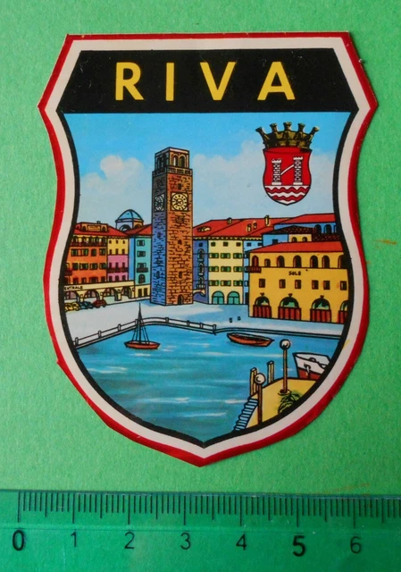 ADESIVO STICKER VINTAGE Autocollant Riva Del Garda Anni '80 Vintage EUR ...