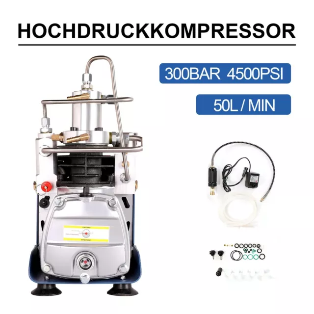 Gebraucht Elektrische Hochdruckluftpumpe Pumpe PCPLuft Kompressor 4500PSI 300bar