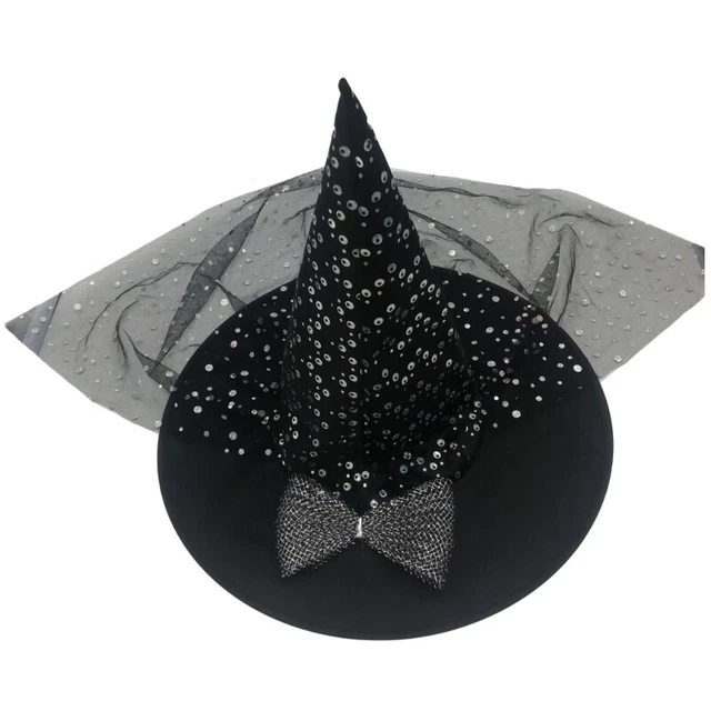 Cappello Da Mago Con Stelle - Accessorio Costume Fancy Dress, 100% Poliestere, Lavaggio A Mano - Foto 9