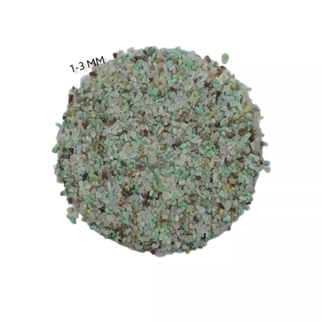 Crushed Chrysoprase Coarse Woodworking Inlay, Stone Healing Powder Inlay Dust