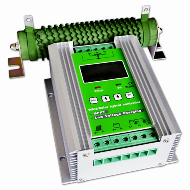 NEW MPPT WIND Solar Hybrid Boost Charge Controller For Turbine Kit 24V